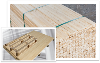 Sawn Timber for production of wooden packaging
